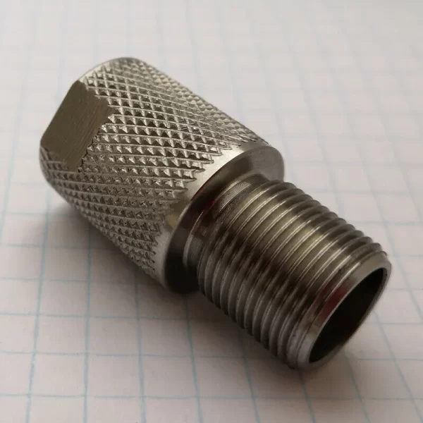 FEMALE 1/2 x 28 TPI to MALE M14x1 LH