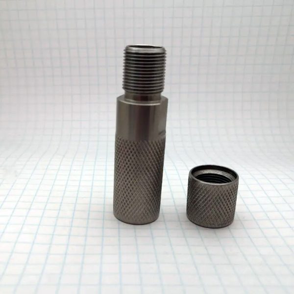 Female 1/2-28 TPI to male 1/2-28 TPI 1'' extension adapter