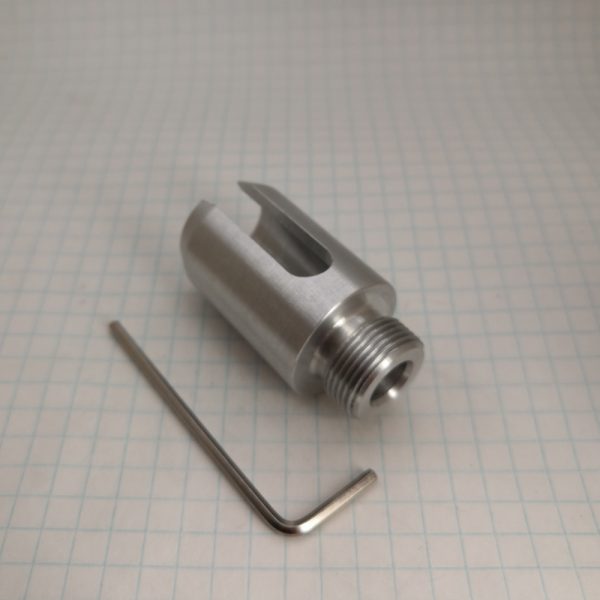 Crosman 1077 silencer adapter 5/8x24 TPI male